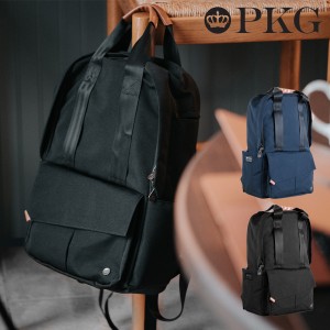 【レビュー投稿で+5％還元】PKG リュック 19L 14インチ ROSSEAU MID 2 メンズ レディース42RO ピーケージー│リュックサック 撥水 ビジネ