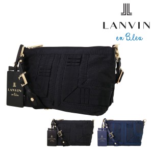 【レビュー投稿で+5％還元】ランバンオンブルー ショルダーバッグ レディース ミエル 483340 LANVIN en Bleu  ラメ パスケース付き