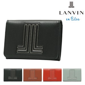 【レビュー投稿で+5％還元】ランバンオンブルー 名刺入れ ヴィジュ 本革 レディース 484114 LANVIN en Bleu | カードケース 牛革 レザー