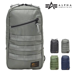 【レビュー投稿で+5％還元】アルファインダストリーズ ボディバッグ ワンショルダー メンズ 66011 ALPHA INDUSTRIES ナイロン スリングバ