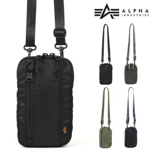 【レビュー投稿で+5％還元】アルファインダストリーズ スマホショルダー メンズ 66021 ALPHA INDUSTRIES ショルダーバッグ スマホポーチ 