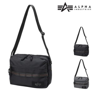 【レビュー投稿で+5％還元】アルファインダストリーズ ショルダーバッグ メンズ 66210 ALPHA INDUSTRIES  コーデュラポリエステル 横型