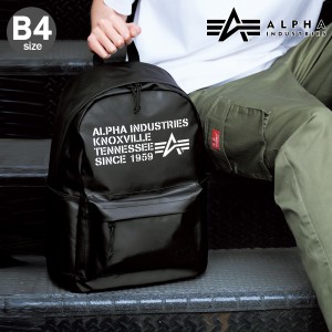 【レビュー投稿で+5％還元】アルファインダストリーズ リュック B4 メンズ 66300 ALPHA INDUSTRIES リュックサック バックパック 撥水