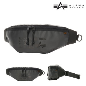 【レビュー投稿で+5％還元】アルファインダストリーズ ウエストバッグ メンズ 66301 ALPHA INDUSTRIES ボディバッグ ウエストポーチ 撥水