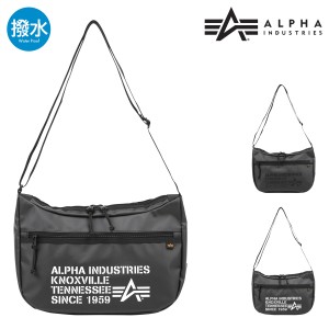 【レビュー投稿で+5％還元】アルファインダストリーズ ショルダーバッグ メンズ 66302 ALPHA INDUSTRIES 斜め掛け 撥水