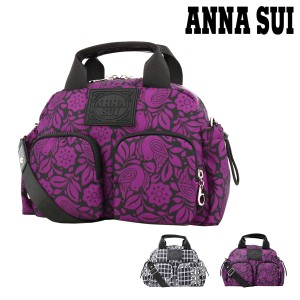 【レビュー投稿で+5％還元】アナスイ ボストンバッグ レディース ジャーニー 316302 ANNA SUI ミニボストン ショルダーバッグ 花柄 総柄 