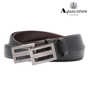 【レビュー投稿で+5％還元】アクアスキュータム ベルト メンズ 4080118 Aquascutum｜本革 レザー ブランド ギフト プレゼント 紳士 男性