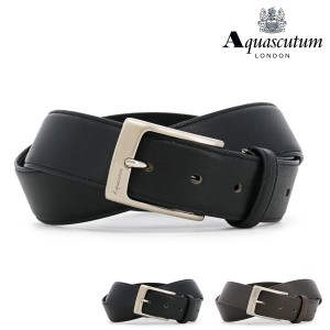 【レビュー投稿で+5％還元】アクアスキュータム ベルト メンズ 4100223 Aquascutum 日本製｜ビジネス カジュアル フォーマル 牛革 本革 