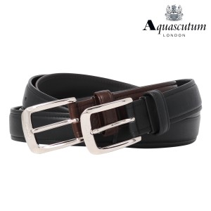 【レビュー投稿で+5％還元】アクアスキュータム ベルト メンズ 415011 Aquascutum｜本革 レザー ブランド ギフト プレゼント 紳士 男性用