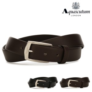 【レビュー投稿で+5％還元】アクアスキュータム ベルト 本革 ピンタイプ メンズ 4150123 Aquascutum 日本製 ビジネス カジュアル フォー