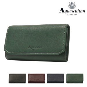 【レビュー投稿で+5％還元】アクアスキュータム キーケース メンズ ブレント AQWK-002 Aquascutum｜本革 日本製 牛革 レザー シンプル ブ