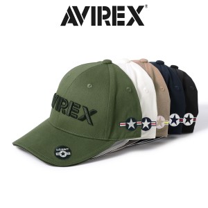 【レビュー投稿で+5％還元】アヴィレックス ゴルフ キャップ 帽子 メンズ AVXBB1-36C AVIREX ベーシックキャップ スポーツ ゴルフ サイズ