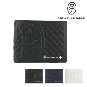 【レビュー投稿で+5％還元】カステルバジャック 二つ折り財布 本革 メンズ 047624 ガルボ CASTELBAJAC 折りたたみ 折り財布 レザー 牛革