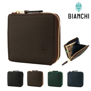 【レビュー投稿で+5％還元】ビアンキ 財布 ミニ財布 本革 メンズ フランコ BIA2001 Bianchi L字ファスナー 牛革 レザー