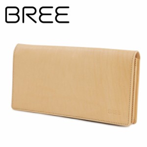 【レビュー投稿で+5％還元】ブリー BREE 長財布 LUND124 nature ネイチャー 長財布 メンズ レディース ヌメ革 レザー ナチュラル