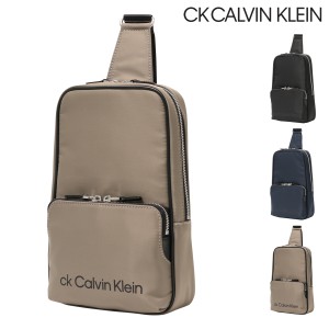 【レビュー投稿で+5％還元】シーケー カルバンクライン ボディバッグ 軽量 メンズ 807931 ステッカー CK CALVIN KLEIN ワンショルダー 斜