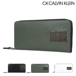 【レビュー投稿で+5％還元】シーケー カルバンクライン 長財布 本革 レザー メンズ 837606 バンシー CK CALVIN KLEIN ラウンドファスナー