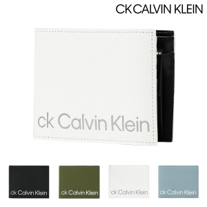 【レビュー投稿で+5％還元】シーケー カルバンクライン 財布 二つ折り 本革 メンズ 841604 ガイア CK CALVIN KLEIN 二つ折り財布 折り財