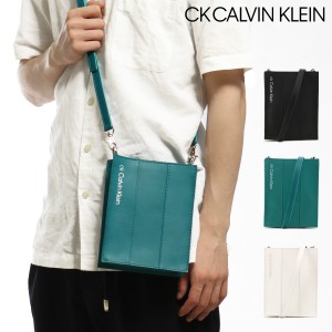 【レビュー投稿で+5％還元】シーケー カルバンクライン ショルダーバッグ 本革 メンズ 853101 パーサー CK CALVIN KLEIN 軽量 軽い ミニ