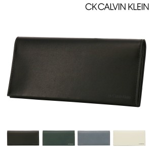 【レビュー投稿で+5％還元】シーケー カルバンクライン 長財布 かぶせ 本革 メンズ 854625 スニーカー CK CALVIN KLEIN レザー 牛革