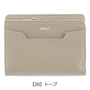 今日の超目玉 Ca Comme レディース ボンシック 二つ折り財布 コムサ 送料無料 牛革 レザー 本革 財布 Amiro Pl