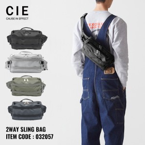 【レビュー投稿で+5％還元】CIE ボディバッグ GRID3 2WAY SLING BAG メンズ レディース 032057 シー グリッド3 | ショルダーバッグ 斜め