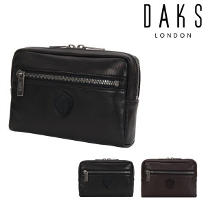 【レビュー投稿で+5％還元】ダックス ポーチ DA29415 DAKS ベルトポーチ 本革 2WAY メンズ