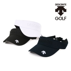 デサント ゴルフ サンバイザー 帽子 メンズ DGBXJC52 DESCENTE 抗菌防臭 吸汗速乾 スポーツ サイズ調整可能