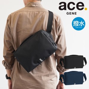 【レビュー投稿で+5％還元】エースジーン ボディバッグ ハンスリーSD メンズ 62881 ace.GENE ショルダーバッグ 撥水 ミニマリスト