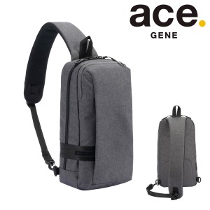 【レビュー投稿で+5％還元】エースジーン ボディバッグ メンズ ホバーライト2 67611 ace.GENE ワンショルダー ウエストバッグ シンプル