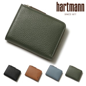 【レビュー投稿で+5％還元】ハートマン 財布 二つ折り 本革 メンズ 日本製 142682 グレンデールSLG hartmann L字ファスナー 二つ折り財布