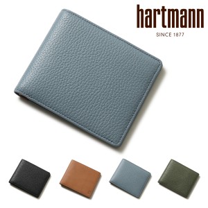 【レビュー投稿で+5％還元】ハートマン 財布 札入れ 二つ折り 極薄 薄い 本革 メンズ 日本製 142683 グレンデールSLG hartmann 二つ折り