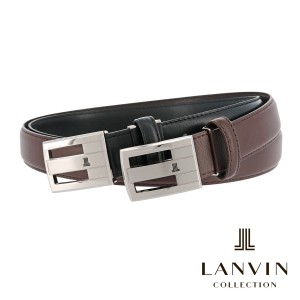 【レビュー投稿で+5％還元】ランバンコレクション ベルト 牛革 本革 レザー メンズ jlmb2400 LANVIN COLLECTION ビジネス プレゼント 通