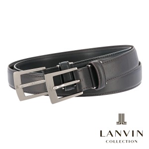 【レビュー投稿で+5％還元】ランバンコレクション ベルト 牛革 本革 レザー メンズ jlmb6200 LANVIN COLLECTION ビジネス プレゼント 通