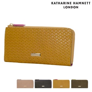 【レビュー投稿で+5％還元】キャサリンハムネット ロンドン 長財布 バスケット KHP-594 KATHARINE HAMNETT LONDON 牛革 レディース 開運 