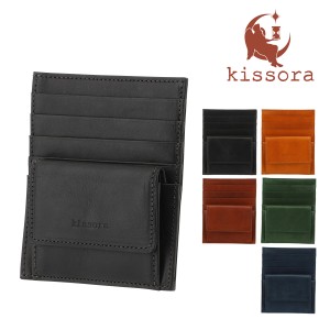 キソラ フラグメントケース 本革 ポンテワックス レディースKISP-014 kissora | カードケース 牛革 日本製 レザー