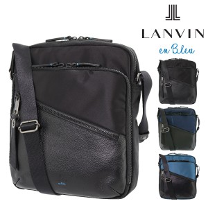 【レビュー投稿で+5％還元】ランバンオンブルー ショルダーバッグ フェリックス メンズ 564122 日本製 LANVIN en Bleu 軽量 コンパクト 