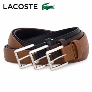 【レビュー投稿で+5％還元】ラコステ ベルト Lサイズ メンズ LB84460 日本製 LACOSTE 本革 レザー Lサイズ