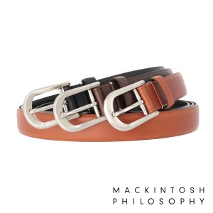 【レビュー投稿で+5％還元】マッキントッシュ フィロソフィー ベルト メンズ 8080118 MACKINTOSH PHILOSOPHY 牛革 本革 レザー 日本製