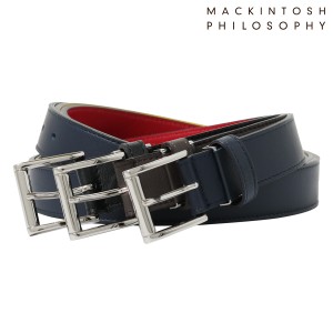 【レビュー投稿で+5％還元】マッキントッシュ フィロソフィー ベルト 日本製 メンズ 606015 MACKINTOSH PHILOSOPHY 本革 レザー ピン式