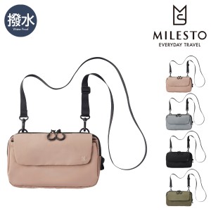 【レビュー投稿で+5％還元】ミレスト ショルダーバッグ トロット レディース メンズ MLS878 MILESTO TROT｜マルチショルダー 撥水 防水 