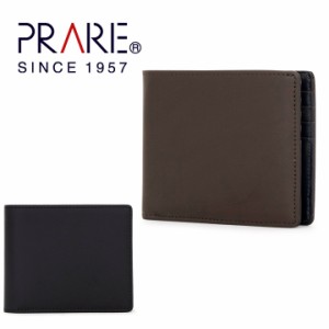 【レビュー投稿で+5％還元】プレリー PRAIRIE  二つ折り財布 NP11311 【 FRENCH BOX CALF 】【 メンズ レザー 財布 】