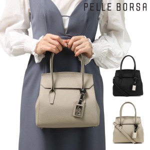 【レビュー投稿で+5％還元】ペレボルサ ショルダーバッグ 2WAY 本革 レネット レディース 4711 PELLE BORSA ハンドバッグ 牛革 シンプル 