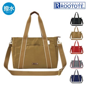 【レビュー投稿で+5％還元】ルートート トートバッグ 横型 レディース 1478 ROOTOTE 撥水 2WAY ショルダーバッグ LT A4 7pocketsーTAPE-A