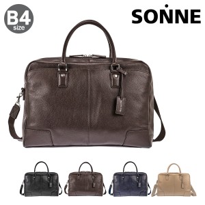 【レビュー投稿で+5％還元】ゾンネ ブリーフケース 2WAY B4 クラウディオ メンズ SOX004 SONNE ビジネスバッグ 本革 レザー