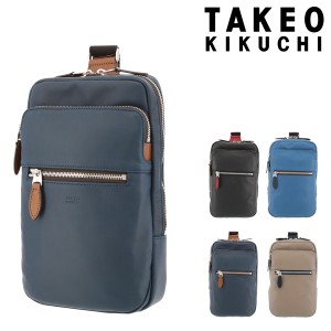 【レビュー投稿で+5％還元】タケオキクチ ボディバッグ ソバージュ メンズ 717911 TAKEO KIKUCHI ワンショルダー 軽量 本革 イタリアンレ