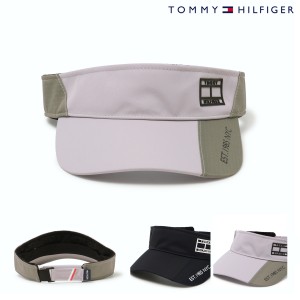 【レビュー投稿で+5％還元】トミーヒルフィガー ゴルフ バイザー 帽子 メンズ レディース THMB3F06 Tommy Hilfiger GOLF 撥水