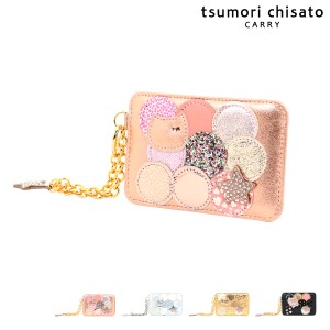 【レビュー投稿で+5％還元】ツモリチサト キャリー パスケース 本革 tsumori chisato CARRY マルチドット レディース 57006 日本製 定期