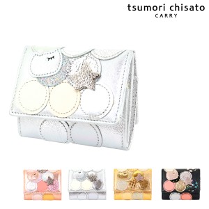 【レビュー投稿で+5％還元】ツモリチサト キャリー 三つ折り財布 本革 tsumori chisato CARRY マルチドット レディース 57089 日本製 ミ