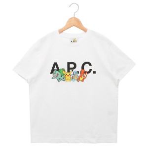 アーペーセー Tシャツ カットソー ポケモン ホワイト レディース APC COBQX F26309 AAB